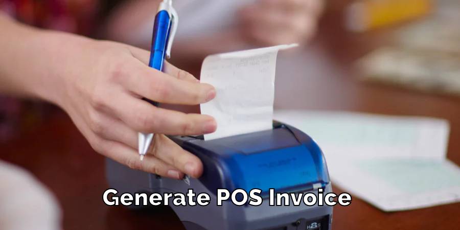 Generate POS Invoice
